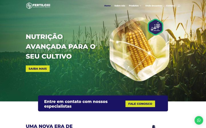 Zrzut ekranu fertiloxi.com.br