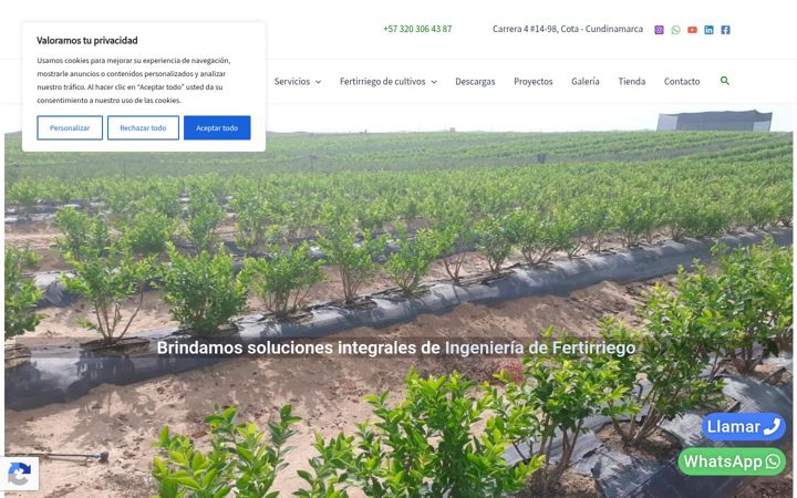 Screenshot von fertirriego.co