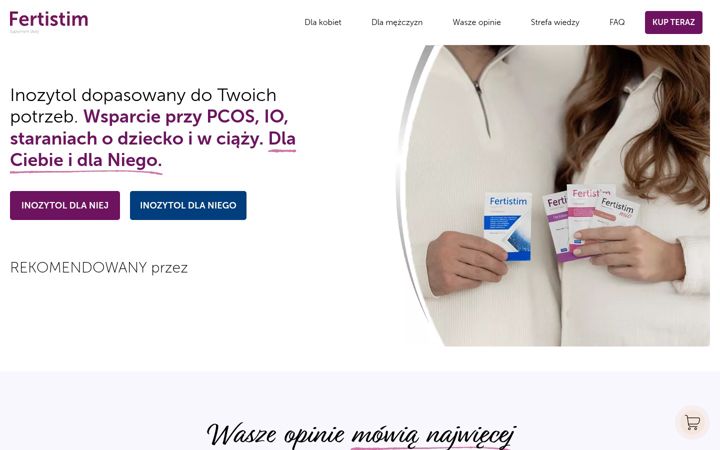 Screenshot of fertistim.pl