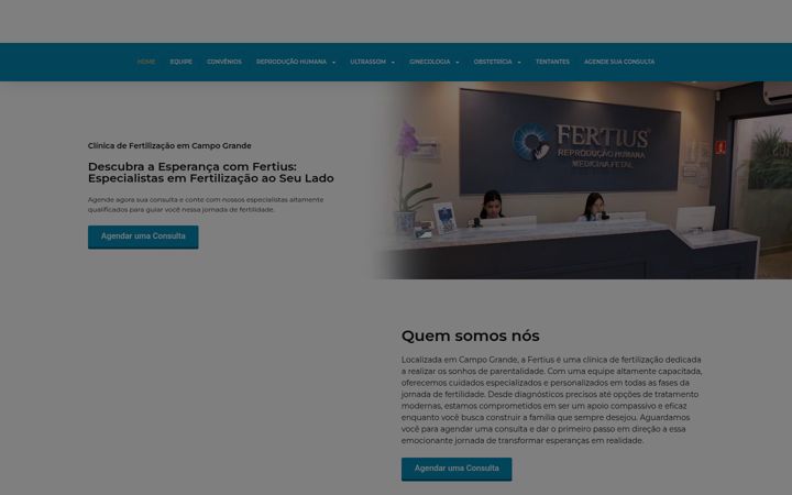 Screenshot of fertius.com.br