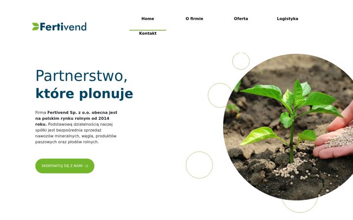 Screenshot of fertivend.pl