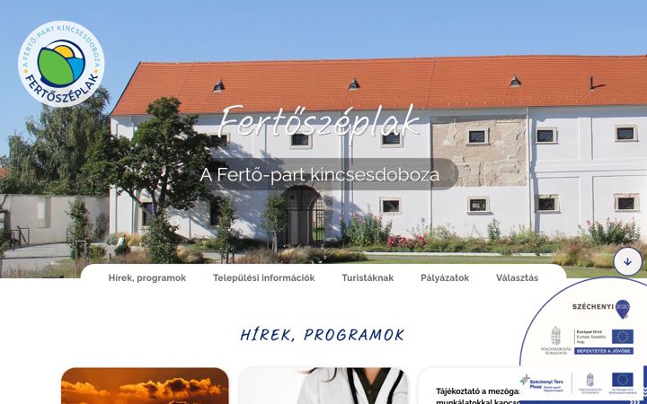 Screenshot of fertoszeplak.hu