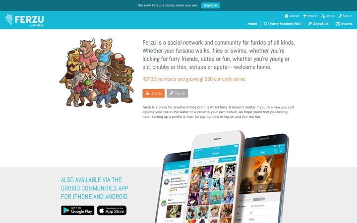 Screenshot of ferzu.com