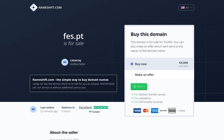 Screenshot of fes.pt