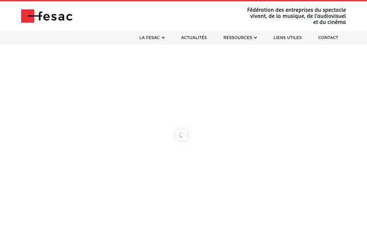 Screenshot of fesac.fr