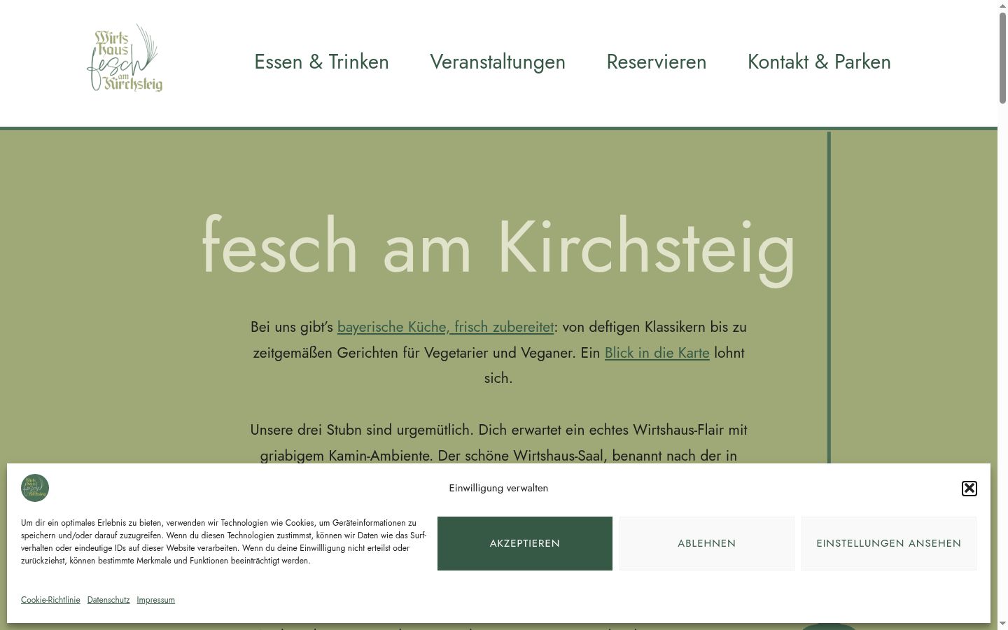 Screenshot tal-banner tal-kunsens muri qabel kwalunkwe interazzjoni