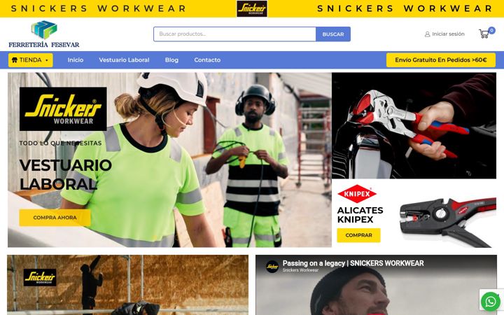 Screenshot of fesevar-onlinestore.com