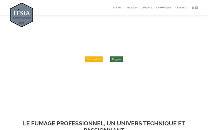 Screenshot of fesia-fumage.fr
