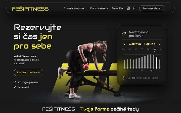 Screenshot of fesifitness.cz