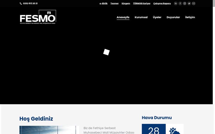 Snimka zaslona za fesmo.org.tr