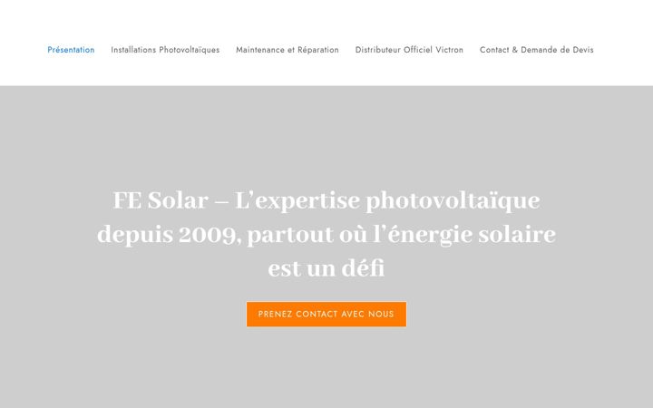 Screenshot of fesolar.fr