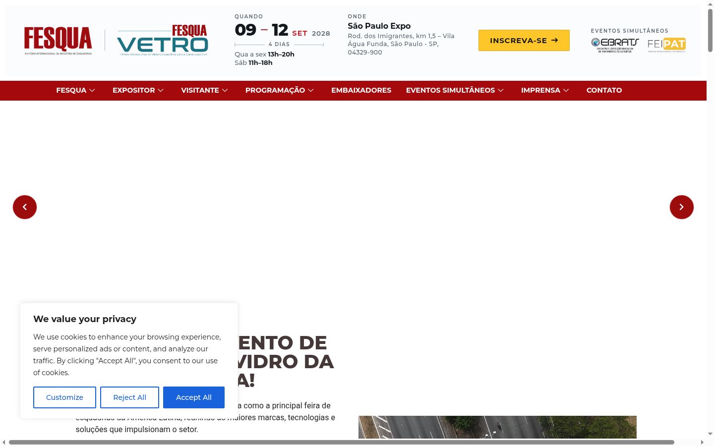 Screenshot tal-banner tal-kunsens muri qabel kwalunkwe interazzjoni