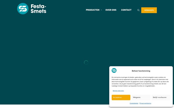 Screenshot of festa-smets.nl
