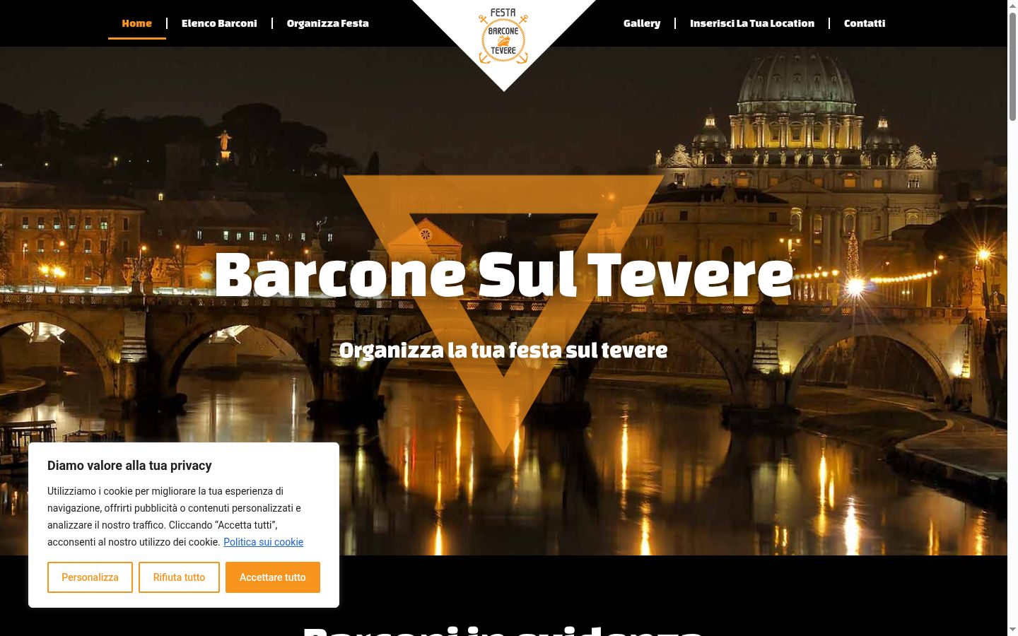 Screenshot tal-banner tal-kunsens muri qabel kwalunkwe interazzjoni