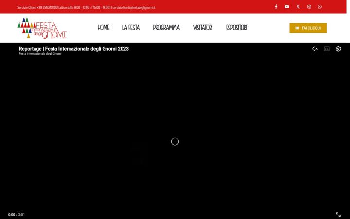 Screenshot ta' festadeglignomi.it