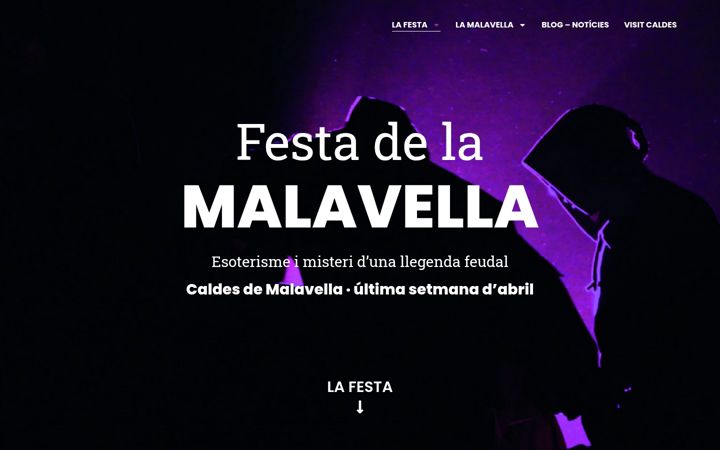 Screenshot of festadelamalavella.cat