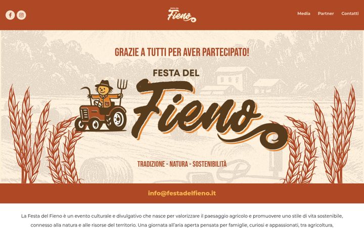 Screenshot ta' festadelfieno.it
