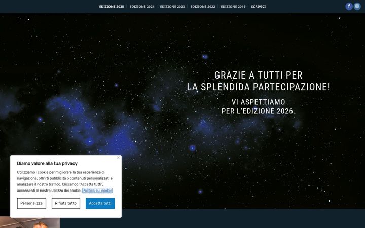 Screenshot ta' festadelgorgonzola.it