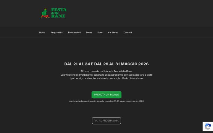 Screenshot of festadellerane.com