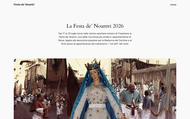 Screenshot di festadenoantri.it