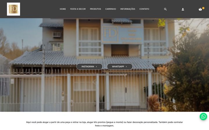 Screenshot of festaedecor.com.br