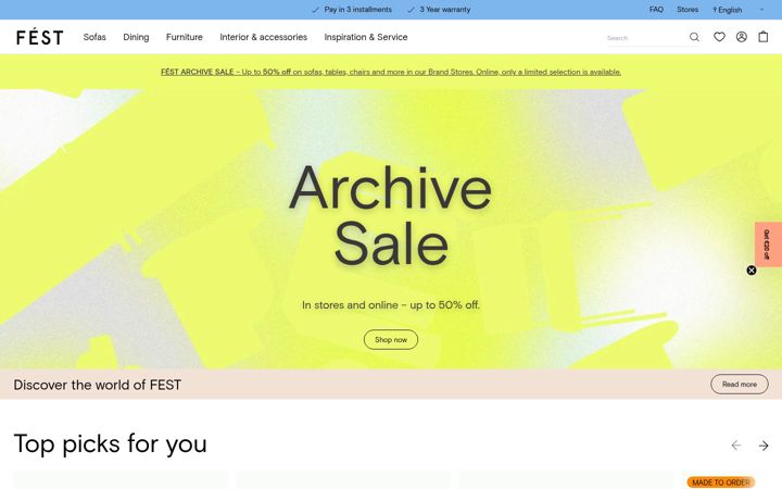 Screenshot of festamsterdam.com