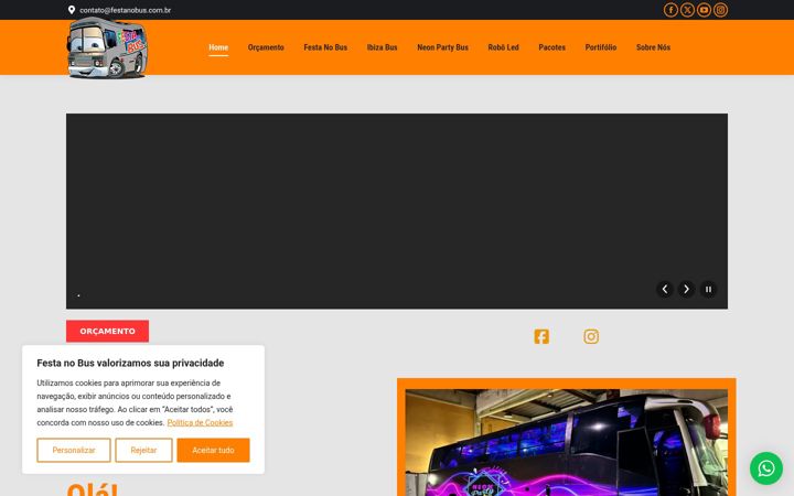 Snímek obrazovky festanobus.com.br