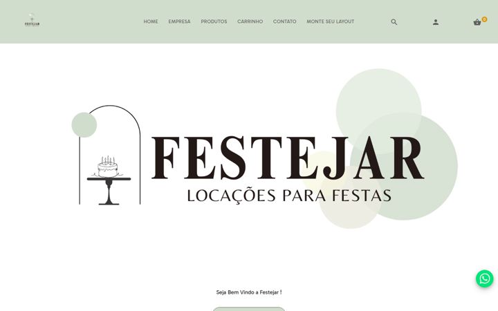 Screenshot of festejarpaulinia.com.br