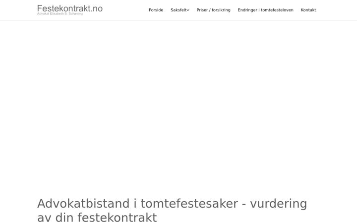 Screenshot of festekontrakt.no
