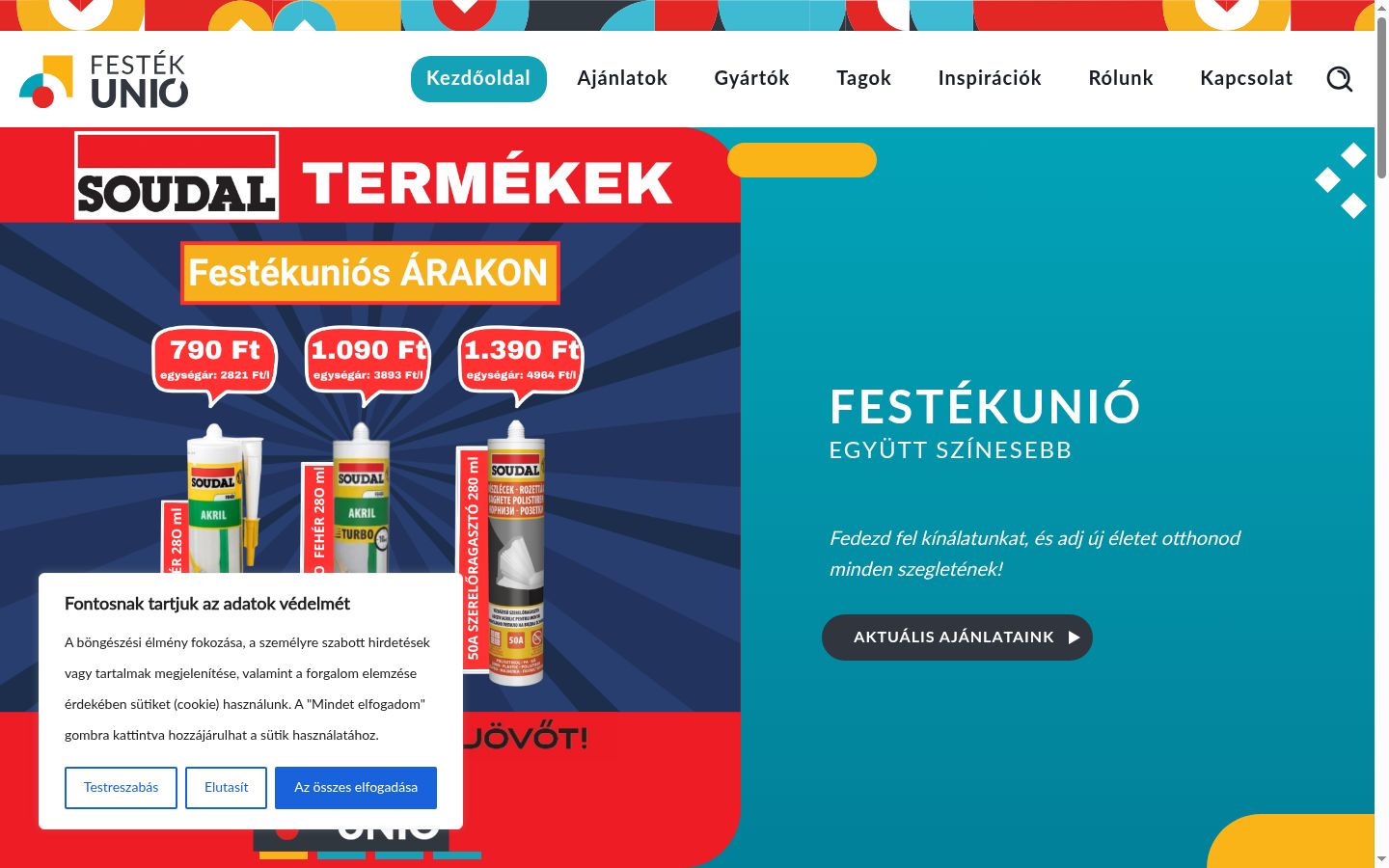 Snímka obrazovky banera súhlasu zobrazeného pred akoukoľvek interakciou
