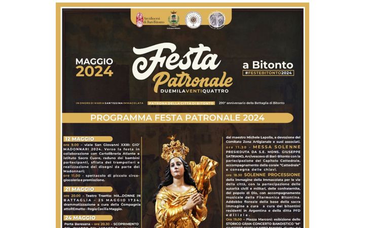 Screenshot of festepatronalibitonto.it