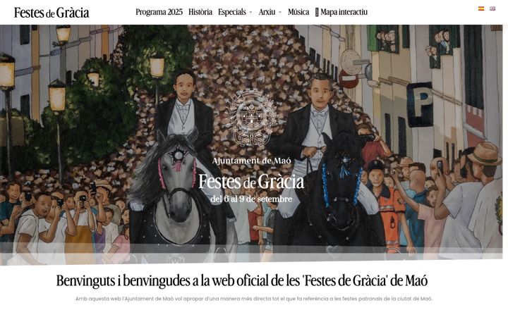 Screenshot of festesdegracia.es