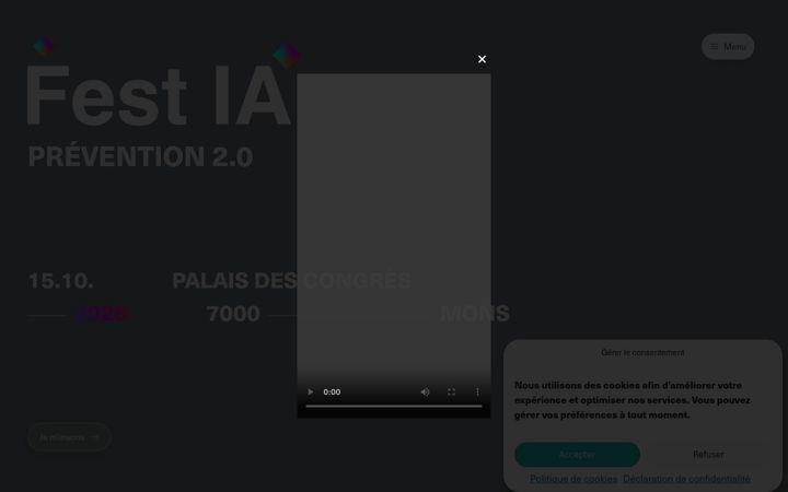 Screenshot ta' festia.be