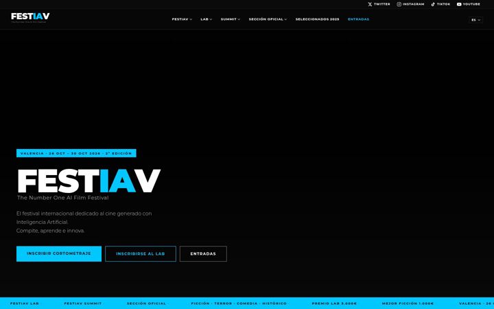 Screenshot of festiav.com