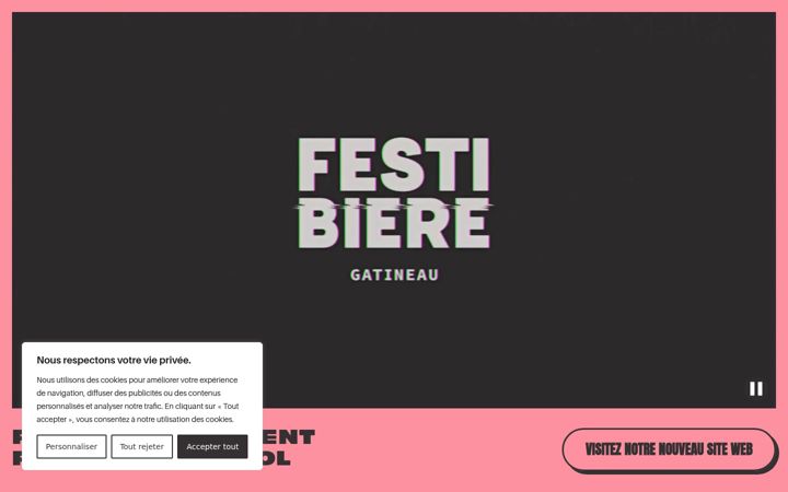 Screenshot of festibiere.ca