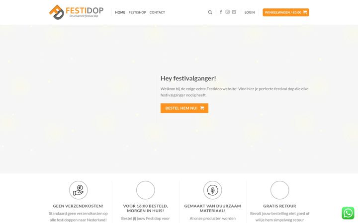 Screenshot of festidop.nl