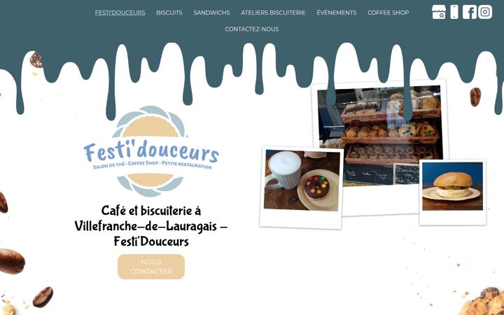 Screenshot of festidouceurs.fr