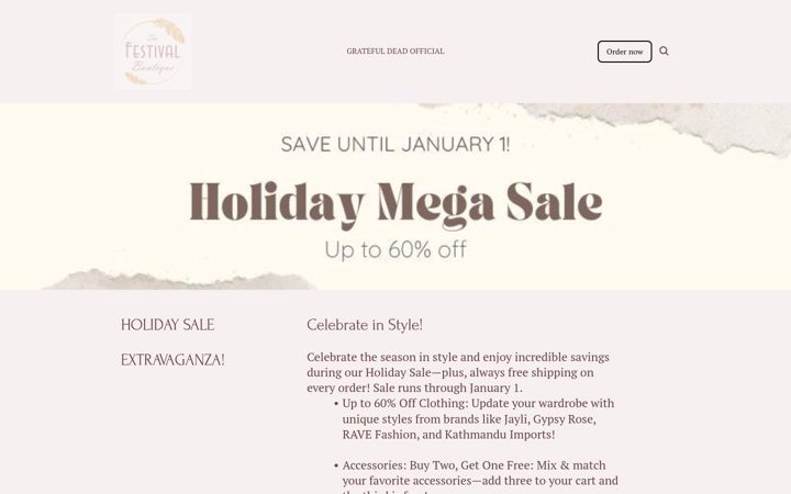 Screenshot of festiepants.square.site