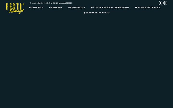 Screenshot of festifromage.fr