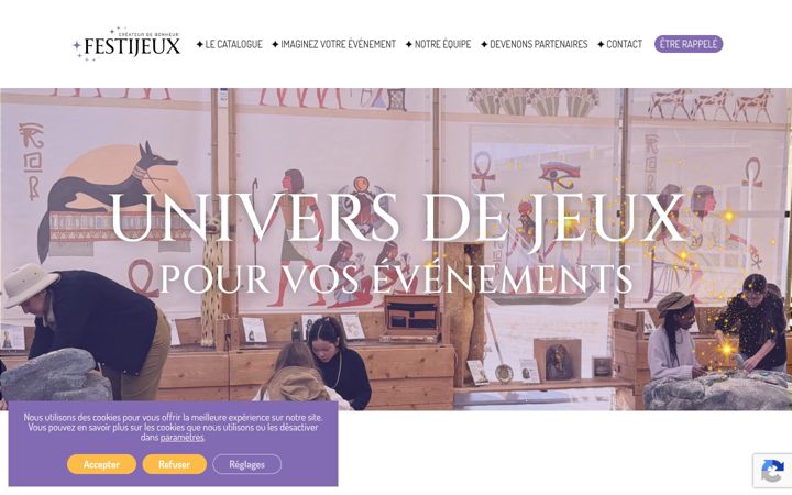 Screenshot of festijeux.com