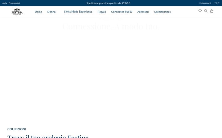 Screenshot of festina.it