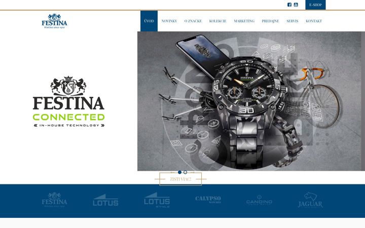 Screenshot of festina.sk