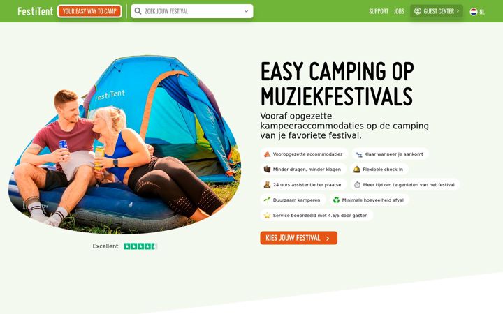 Screenshot of festipi.nl