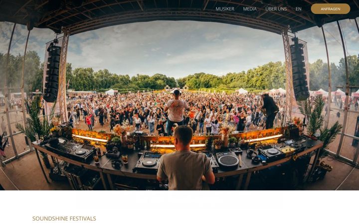 Screenshot of festival-acts.de