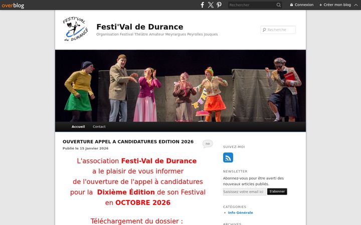Screenshot of festival-de-durance.com