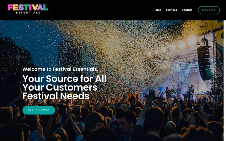 Screenshot of festival-essentials.co.uk