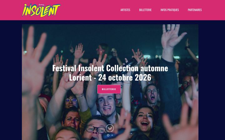 Screenshot of festival-insolent.com