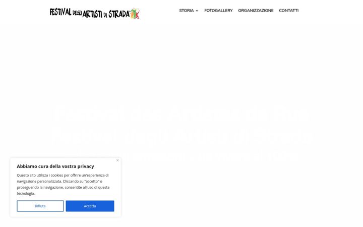 Screenshot of festivalartistidistrada.it
