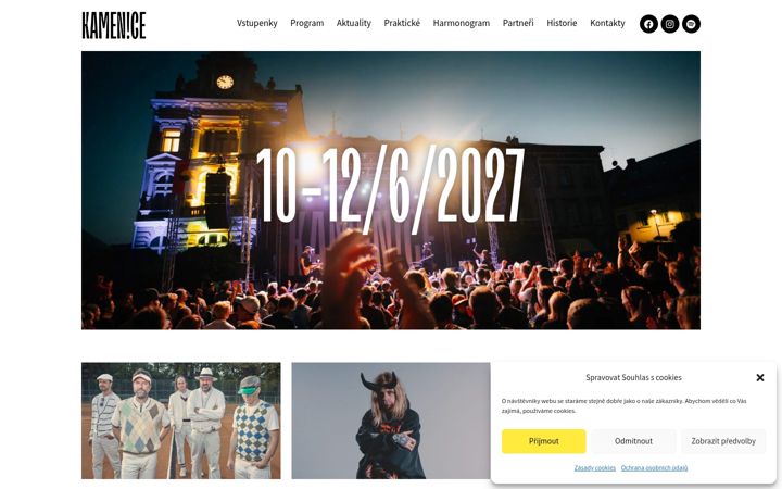 Screenshot of festivalceskakamenice.cz