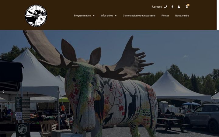 Екранна снимка на festivalchasseetpechestlouis.ca